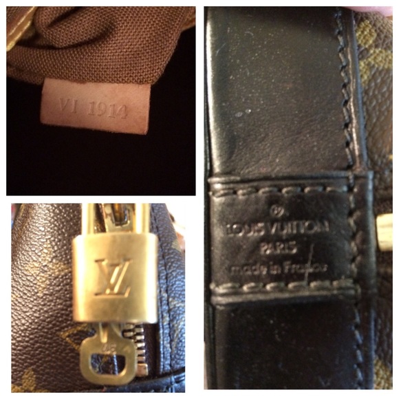 SOLD! Louis Vuitton Alma Monog-Black Dyed Vachetta - Picture 8 of 8